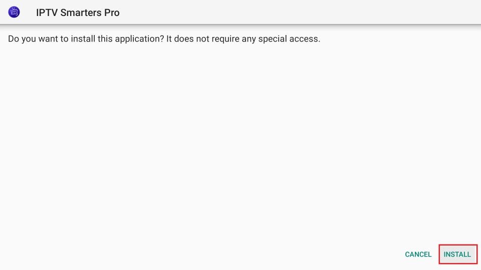 steps to install iptv smarters